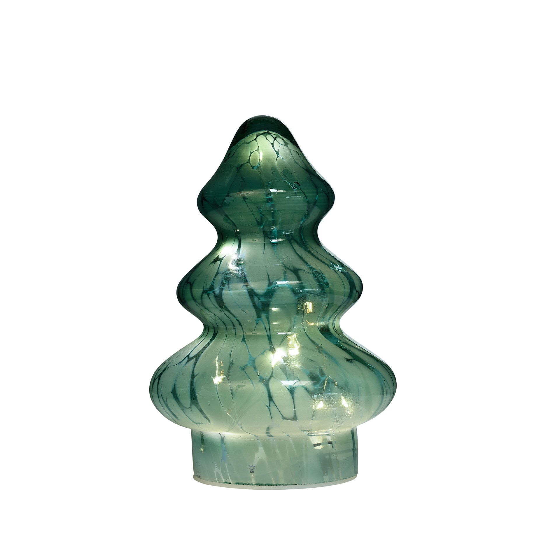 LED-Weihnachtsbaum aus Glas